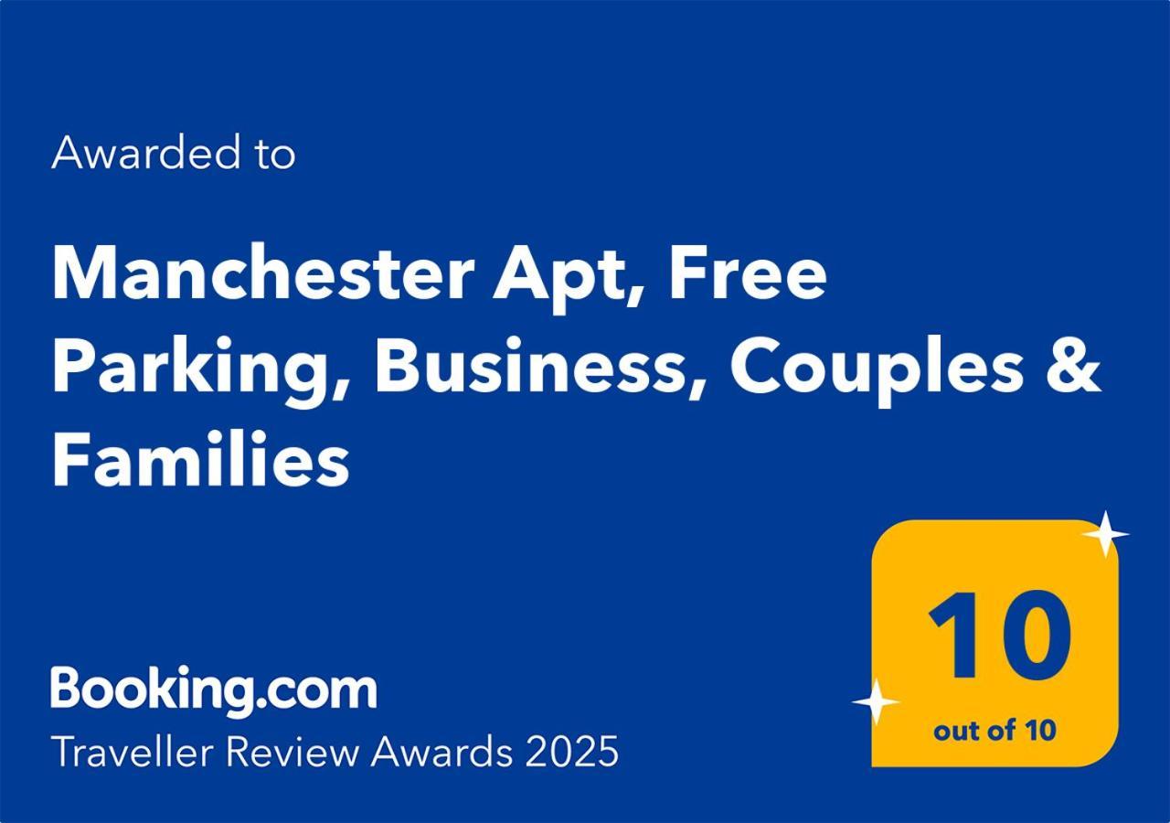 Manchester Apt, Free Parking, Business, Couples & Families Exterior photo